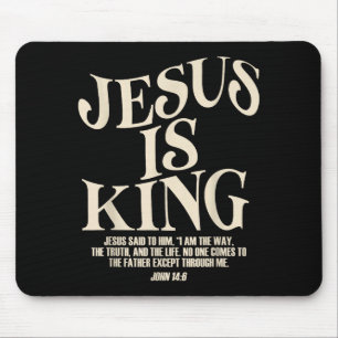 Alfombrilla De Ratón Versículo de la Biblia El Rey es Jesús Juan 14_6 D