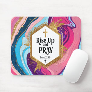 Alfombrilla De Ratón Verso de la Biblia inspiradora/Mousepad de las Esc