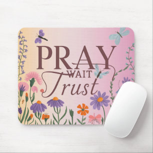 Alfombrilla De Ratón Verso de la Biblia inspiradora/Mousepad de las Esc