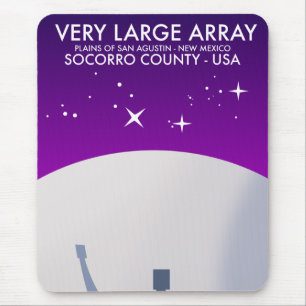 Alfombrilla De Ratón Very Large Array space observatory space art.