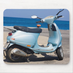 Alfombrilla De Ratón Vespa en la playa el Ephesus, Turquía