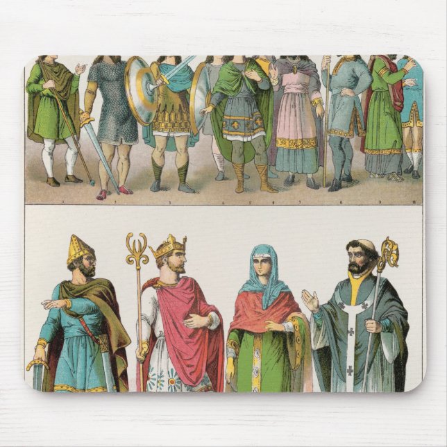 Alfombrilla De Ratón Vestido anglosajón (Frente)