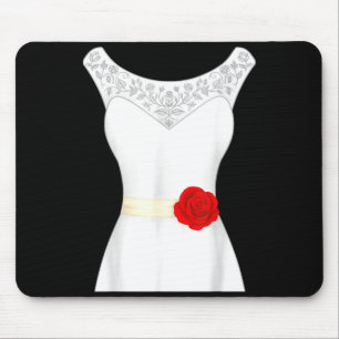 Alfombrilla De Ratón Vestido de novia regalo de despedida de soltera