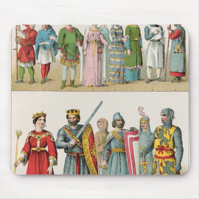 Alfombrilla De Ratón Vestido del francés (Frente)