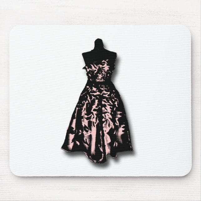 Alfombrilla De Ratón Vestido del vintage (Frente)