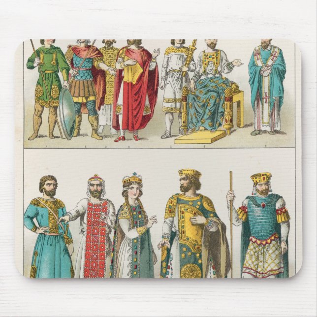 Alfombrilla De Ratón Vestido en la corte bizantina (Frente)