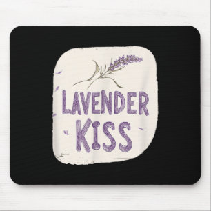 Alfombrilla De Ratón Vestimenta De La Temporada De Lavanda Para Beso Y
