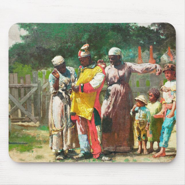 Alfombrilla De Ratón Vestir para el Carnaval por Winslow Homer (Frente)