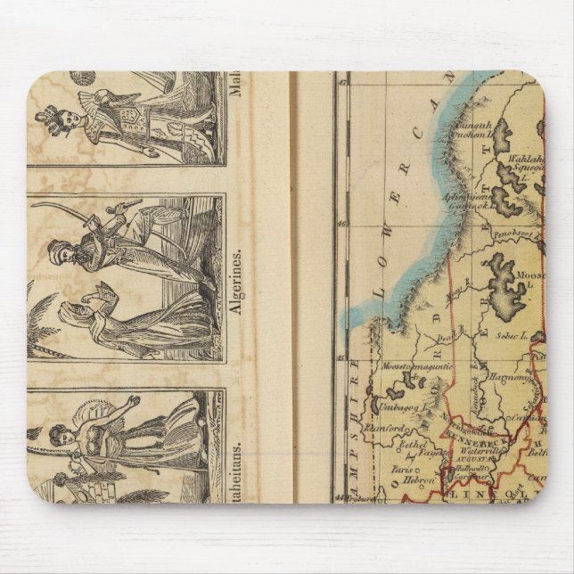 Alfombrilla De Ratón Vestuario de Maine (Frente)