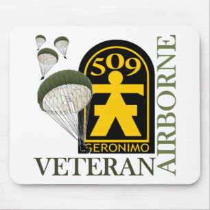 Alfombrilla De Ratón Veterano aerotransportado - 509o PIR