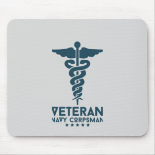 Alfombrilla De Ratón Veterano Corpsman de la Marina