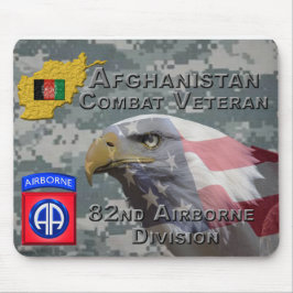 Alfombrilla De Ratón “Veterano de combate en Afganistán” - 82ª División