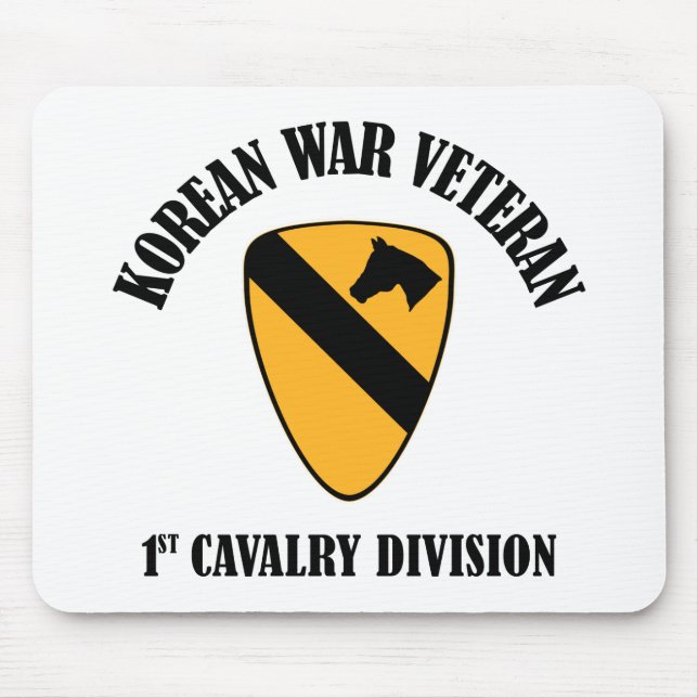 Alfombrilla De Ratón Veterano de Guerra de Corea - 1r Cav (Frente)