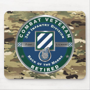 Alfombrilla De Ratón Veterano de la 3ª División de Infantería