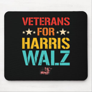Alfombrilla De Ratón Veterano De La Bandera Estadounidense Harris Wheim