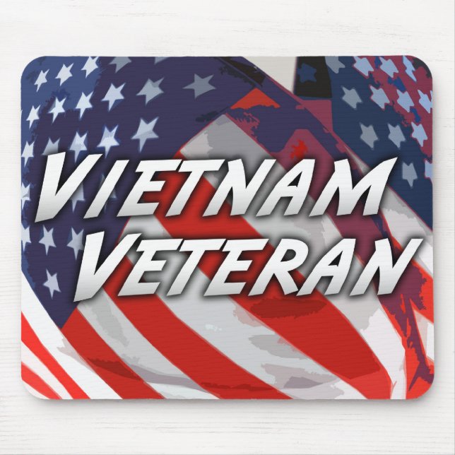 Alfombrilla De Ratón Veterano Mousepad de Vietnam (Frente)
