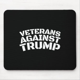 Alfombrilla De Ratón Veteranos contra los veteranos anti-trump