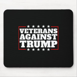 Alfombrilla De Ratón Veteranos contra los veteranos anti-trump