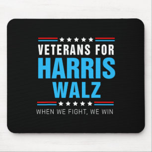 Alfombrilla De Ratón Veteranos De Harris Wheimer 2024 Cuando Luchamos C