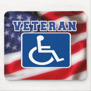 Alfombrilla De Ratón Veteranos discapacitados de los Estados Unidos