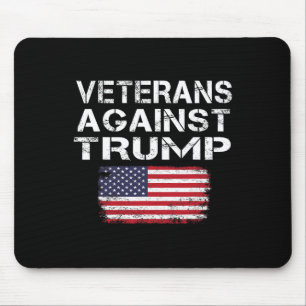 Alfombrilla De Ratón Veteranos en contra de Trump Tee Vets militares en