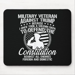Alfombrilla De Ratón Veteranos Militares Contra Las Elecciones De Trump