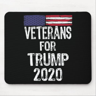 Alfombrilla De Ratón Veteranos Militares Para La Elección Trump 2020 An
