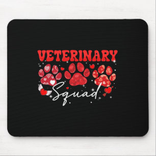 Alfombrilla De Ratón Veterinario Escuadrón Divertido Perro Paw Vet Tech