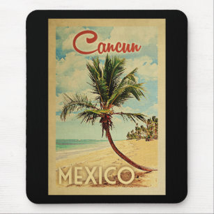 Alfombrilla De Ratón Viaje de cosecha de palmeras de Cancún