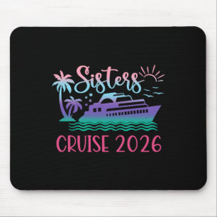 Alfombrilla De Ratón Viaje de crucero de hermanas 2026 Viaje de vacacio
