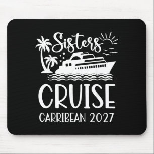 Alfombrilla De Ratón Viaje de crucero de hermanas 2027 Vacaciones a jue