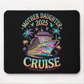 Alfombrilla De Ratón Viaje de crucero madre hija 2025 Divertido madre h