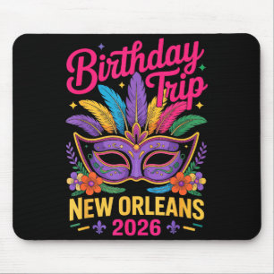 Alfombrilla De Ratón Viaje de Cumpleaños a Nueva Orleans 2026 Mardi Gra