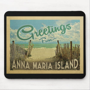 Alfombrilla De Ratón Viaje de la playa de Anna Maria Island
