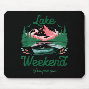 Alfombrilla De Ratón Viaje de vacaciones de fin de semana en el lago Al