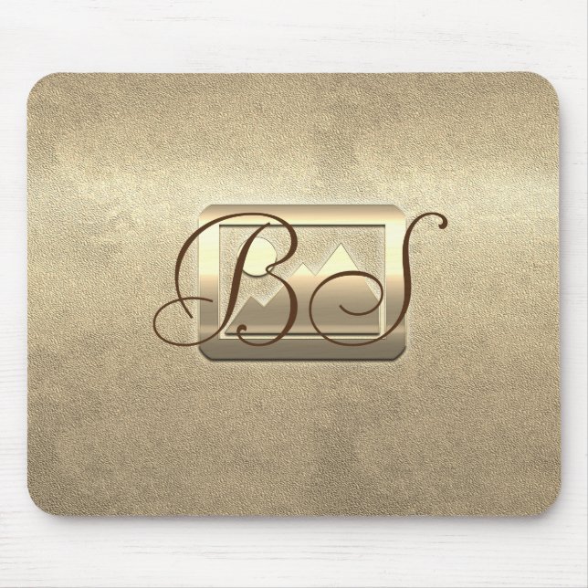 Alfombrilla De Ratón Viaje de vacaciones de oro retro (Frente)