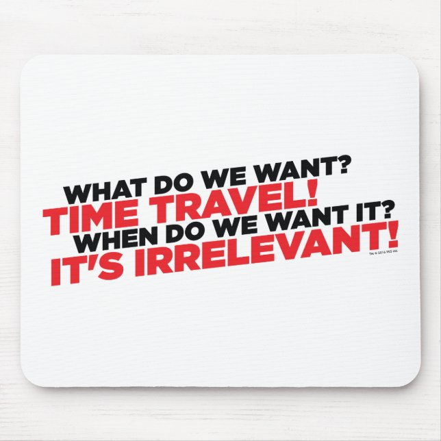 Alfombrilla De Ratón Viaje del tiempo (Frente)