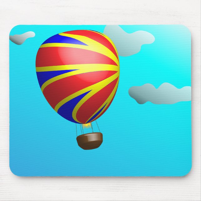 Alfombrilla De Ratón Viaje en globo aerostático (Frente)