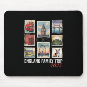 Alfombrilla De Ratón Viaje Familiar a Inglaterra 2025 Sello Postal Lond