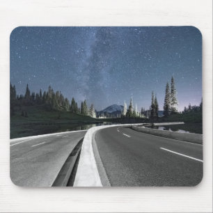 Alfombrilla De Ratón Viaje por carretera debajo del Milkyway