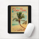 Alfombrilla De Ratón Viaje Vintage de Punta Gorda Florida Palm Tree Bea (Con ratón)