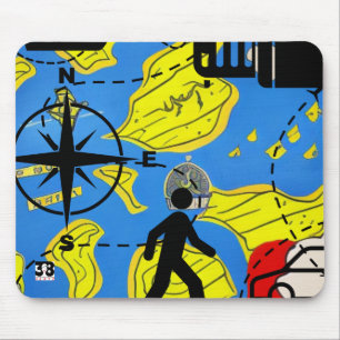 Alfombrilla De Ratón Viajero del Mundo