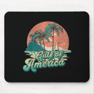 Alfombrilla De Ratón Vibes Retro Sunset Beach - Golfo De Estados Unidos