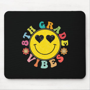 Alfombrilla De Ratón Vibraciones de 8vo Grado Cara Feliz Sonrisa Regalo
