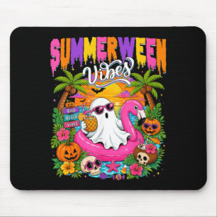 Alfombrilla De Ratón Vibraciones de Summerween Playa Fantasma Espeluzna