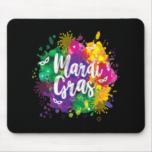 Alfombrilla De Ratón Vibraciones fáciles del Mardi Gras Martes de Carna