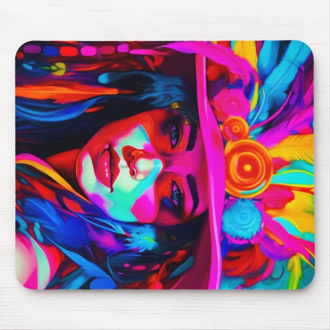 Alfombrilla De Ratón Vibrant Muse (Frente)