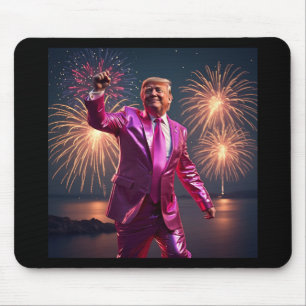 Alfombrilla De Ratón Vibrante celebridad de Trump Año Nuevo 2025