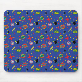 Alfombrilla De Ratón Vibrante diseño de superhéroes
