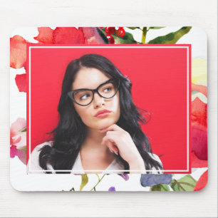Alfombrilla De Ratón Vibrante Foto Floral Mousepad